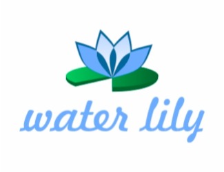 Projekt graficzny logo dla firmy online water lily
